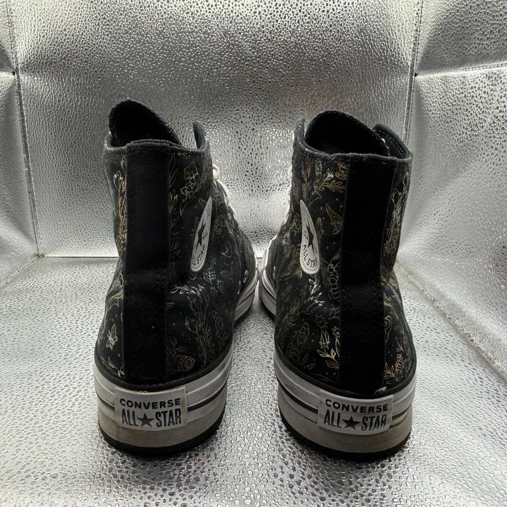 Size 7 Converse‎ Chuck Taylor All Star Eva Lift Platform Kids Sneakers A01511C